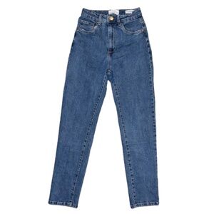 COTTON ON Stretch Mom Jean denim jeans size 4 blue HIGH RISE